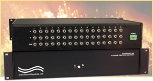 16-Channel ST Simplex Fiber Optic A/B/Off-Line Switch