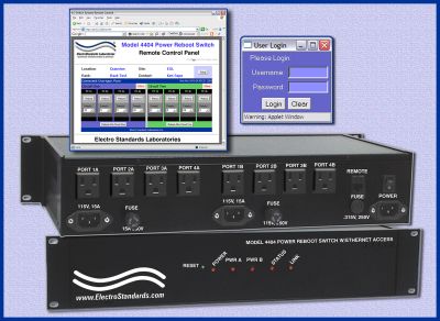 Remote Power Reboot Switch Cycles Power to 8 Devices Via Internet