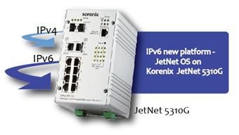 New Korenix Product: For high performance network management - IPv6 on JetNet 5310G series!