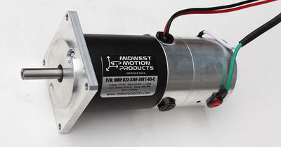 New DC Motor with Analog Tachometer