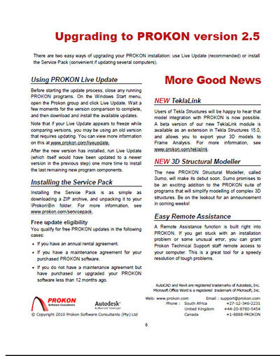 Prokon Newsletter