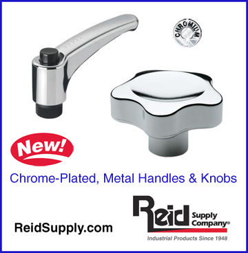 Reid Supply Announces New Knobs and Handles for Harsh Environments