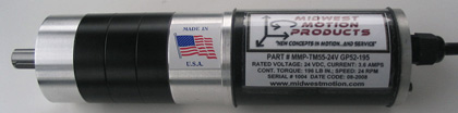 New Compact 24 Volt DC Gearmotor